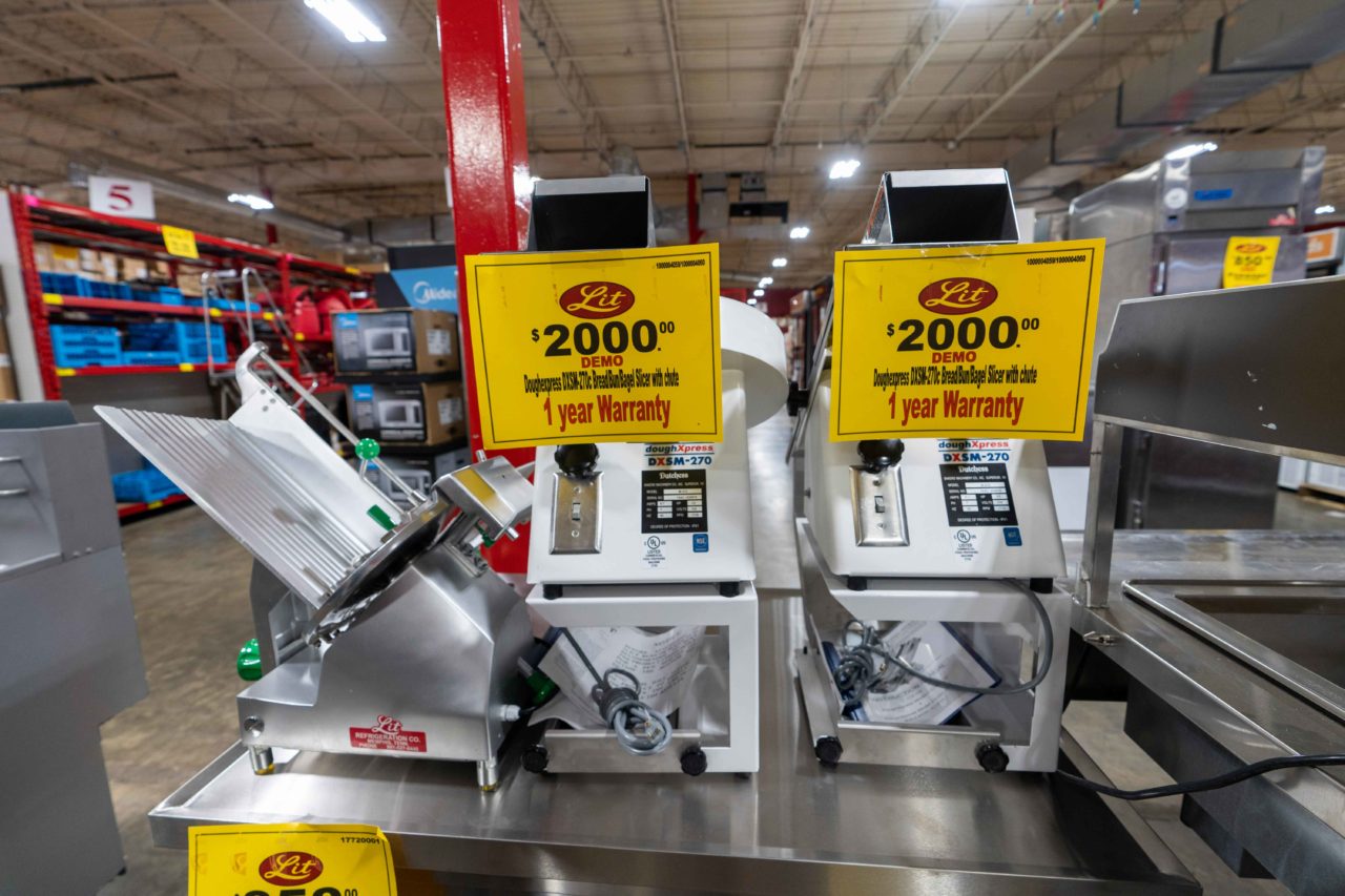 New Bagel Slicer Lit Restaurant Supply