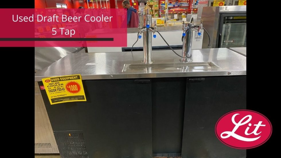 Used Draft Beer Cooler Lit Restaurant Supply