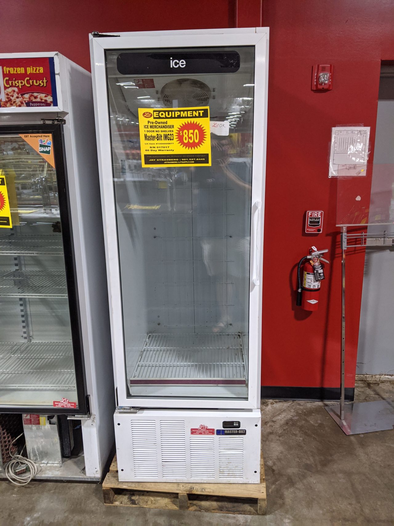 Used Ice Merchandiser Lit Restaurant Supply