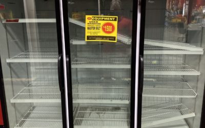 Used 3-Door Merchandising Freezer