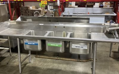 Stainless 3 Compartment Sinks